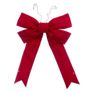 Vickerman L230372 - 6 ft Red Canvas Outdoor Bow