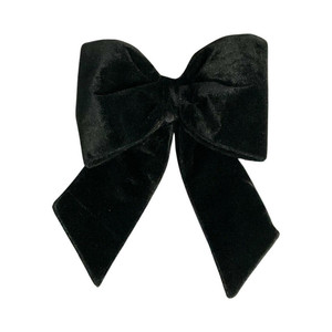 Vickerman QTX17796 - 12 inch Black Polyester Indoor Bow 
