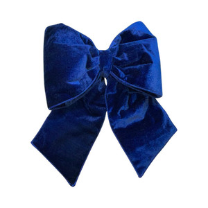 Vickerman QTX17817 - 18 inch Midnight-Blue Polyester Indoor Bow