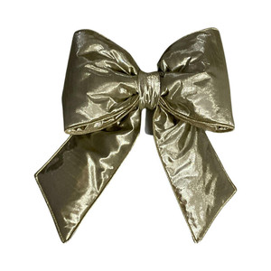 Vickerman QTX24056 - 12 inch Champagne Polyester Indoor Bow