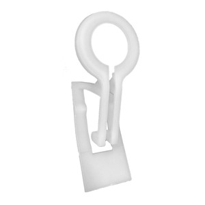 Vickerman V24C9FXC - C9 White Gutter Flex Clip - 100 Pack