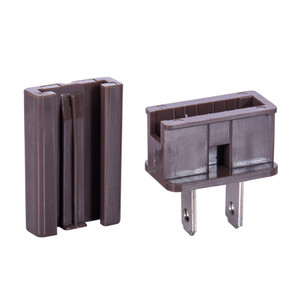 Vickerman VSPT2-BPLUG-M - Brown Male Zip Plug for SPT2 Wire - 10 Pack