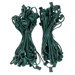 Vickerman VC7SPT2-12G100 - 100 ft Green C7 Socket Stringer with 100 Sockets - SPT2