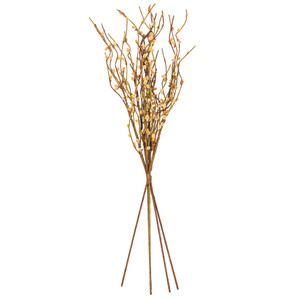 Vickerman FPQ230934 - 34 in. Beige Goat Willow Bundle Artificial Spray