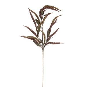 Vickerman FPQ233381 - 35 in. Light Green/Brown Heather Artificial Spray - 3 Pack