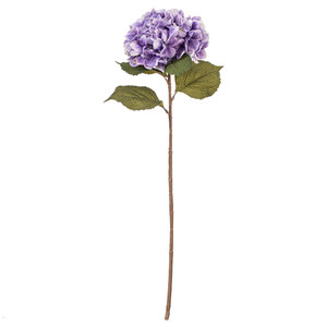 Vickerman FR250166 - 32.5 in. Purple Hydrangea Stem Artificial Spray - 3 Pack