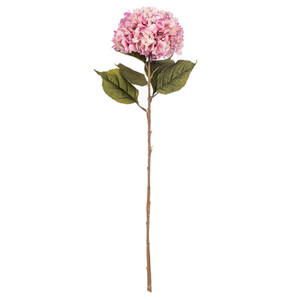 Vickerman FR250379 - 42 in. Light Pink Hydrangea Stem Artificial Spray