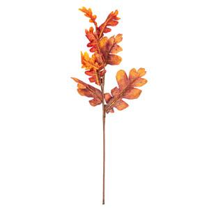 Vickerman FT240313 - 30 in. Orange Oak Leaf Artificial Spray - 4 Pack