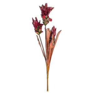 Vickerman FXT235503 - 28.5 in. Red Siam Tulip Artificial Spray - 2 Pack