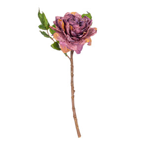 Vickerman FXT240166 - 16.5 in. Purple Real Touch Peony Artificial Spray - 3 Pack 