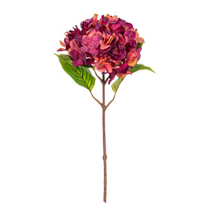 Vickerman FXT240379 - 20 in. Pink Real Touch Hydrangea Artificial Spray - 2 Pack