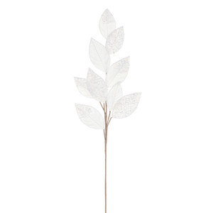 Vickerman RG253301 - 32 in. Ivory Velvet Pearl Leaf Artificial Spray - 2 Pack 