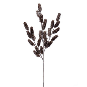 Vickerman RK238438 - 26 in. Champagne Pinecone Artificial Spray - 2 Pack