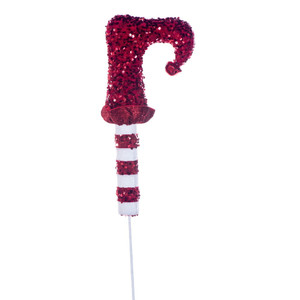 Vickerman RPQ253724 - 24 in. Red/White Elf Leg Artificial Spray 