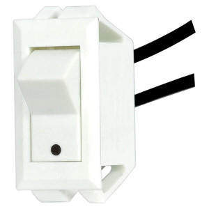  Satco 80-1617 Rocker Switch Snap-In White On Off 