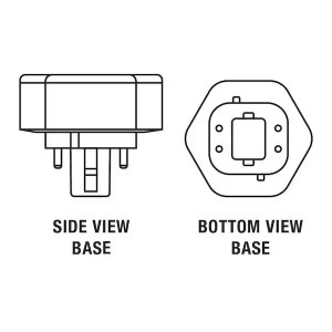 Halco 44803 PL18T/E/41/ECO  CFL Triple 4 pin Lamp 4100K 