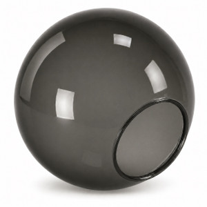14" Smoke Light Globe with Neckless Opening 