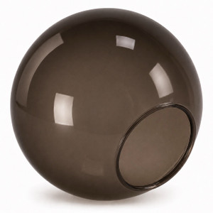 12" Bronze Acrylic Plastic Light Globe with 5-1/4" Neckless Opening