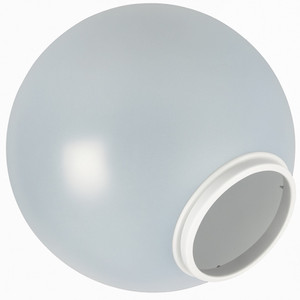 18" Frosted Acrylic Globe with 8" Lip – Replacement for Post Top Lights 