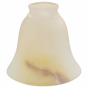 Volume GS-156 - 5.5" Marbleized Natural Alabaster Glass with 2-1/4" Fitter 
