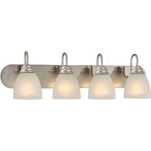 Volume Lighting V1984-33  Indoor Brushed Nickel Bathroom Vanity Light Bar