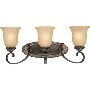 Volume Lighting V2293-82 Vintage Bronze with Antique Gold Bathroom Vanity