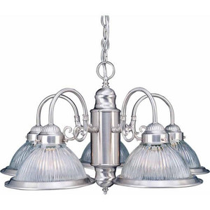Volume Lighting V4715-33 Indoor Brushed Nickel Chandelier