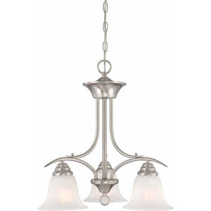 Volume Lighting V5253-33 Indoor Brushed Nickel Chandelier