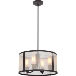 Volume Lighting V5544-79 Indoor Antique Bronze Mini Chandelier