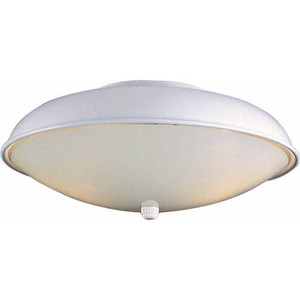 Volume Lighting V1900-6 - White Flush Mount - White Glass Dome