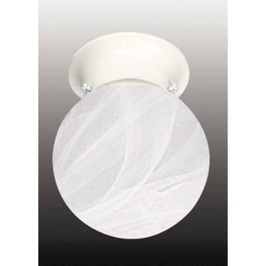 Volume Lighting V7319-6 Indoor White Flush Mount