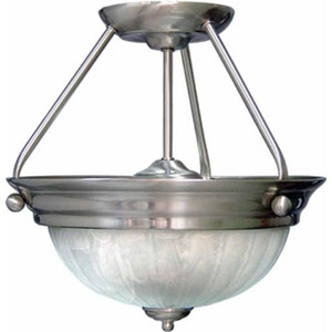 Volume Lighting V7762-33 Indoor Brushed Nickel Semi Flush-Mount