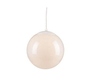 Volume Lighting V1843-6 - White Globe Pendant - Opal Glass Globe