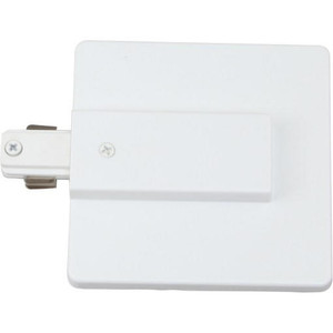 Volume Lighting V2755-6 White Live End J-Box Feed Connector