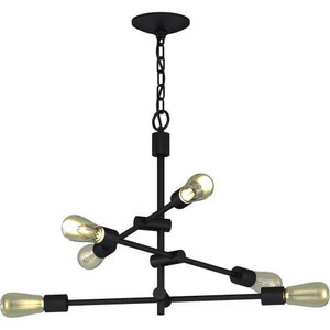  Volume Lighting V3506-79 Indoor Antique Bronze Hanging Chandelier