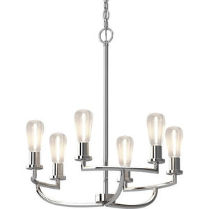 Volume Lighting V4716-3 Indoor Chrome Hanging Chandelier