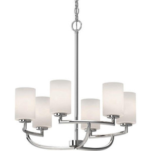 Volume Lighting V4736-3 Indoor Chrome Hanging Chandelier