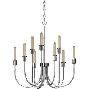  Volume Lighting V5709-93 Indoor Polished Nickel Hanging Chandelier