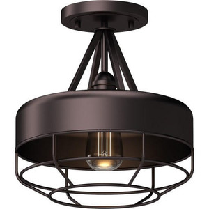 Volume Lighting V2161-79 Indoor Antique Bronze Semi Flush-Mount
