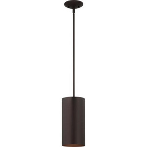 Volume Lighting V9206-79 Antique Bronze Aluminum Downrod Pendant