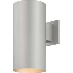  Volume Lighting V9226-20 Silver Gray Aluminum Cylinder Wall Mount
