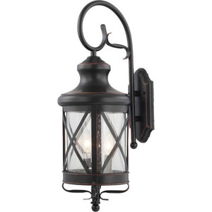Volume Lighting V8684-46 Black Copper Aluminum Lamp Candle Wall Mount