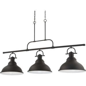 Volume Lighting V1178-65 Foundry Bronze Linear Kitchen Island Pendant