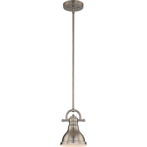 Volume Lighting V1185-33 Indoor Brushed Nickel Downrod Mini Pendant