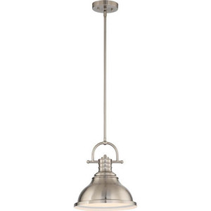 Volume Lighting V1186-33 Indoor Brushed Nicke Downrod Pendant