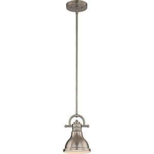 Volume Lighting V1255-33 Indoor Brushed Nickel Mini Downrod Pendant