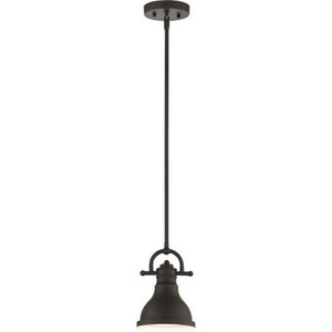 Volume Lighting V1255-65 Indoor Foundry Bronze Mini Downrod Pendant