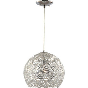 Volume Lighting V1588-3 - Chrome Crystal Orb Pendant