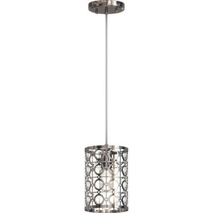 Volume Lighting V3341-3 Indoor Chrome Mini Cylinder Pendant