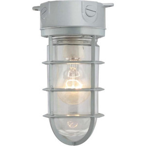 Volume Lighting V9850-20 Silver Gray Aluminum Convertible Flush-Mount